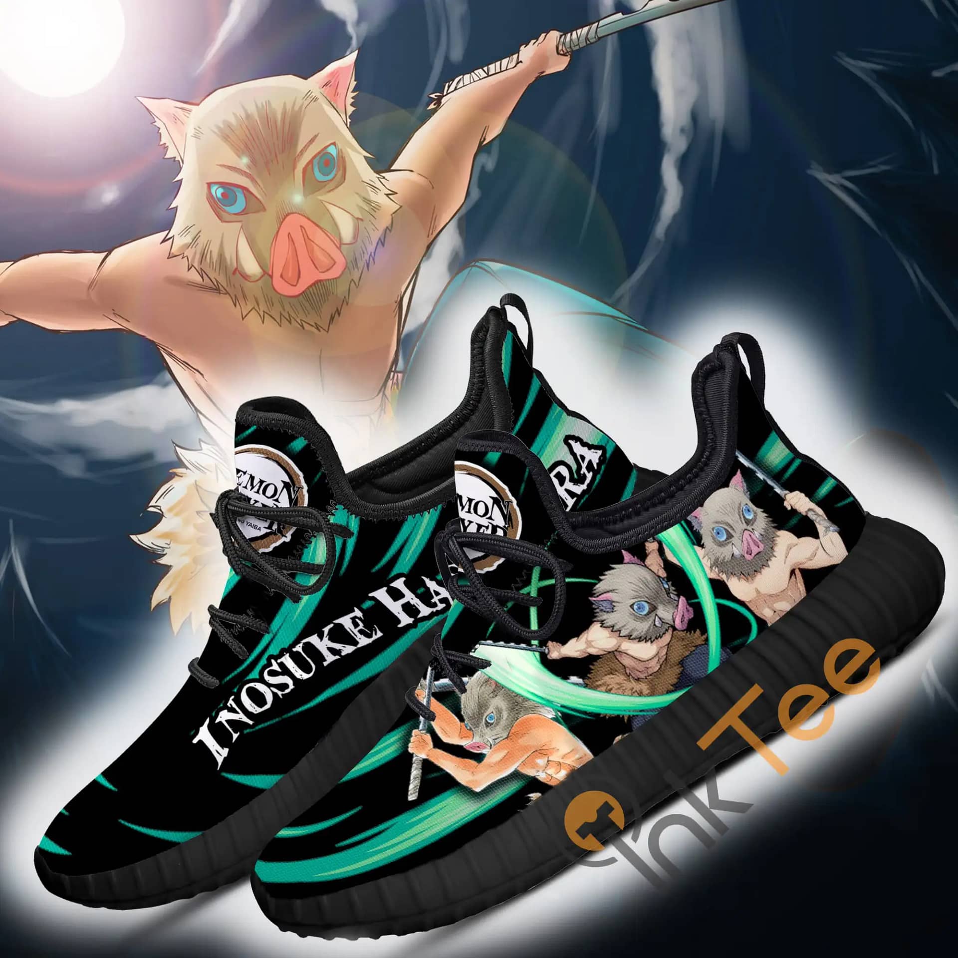 Demon Slayer Inosuke Hashibira Custom Anime Amazon Reze Shoes
