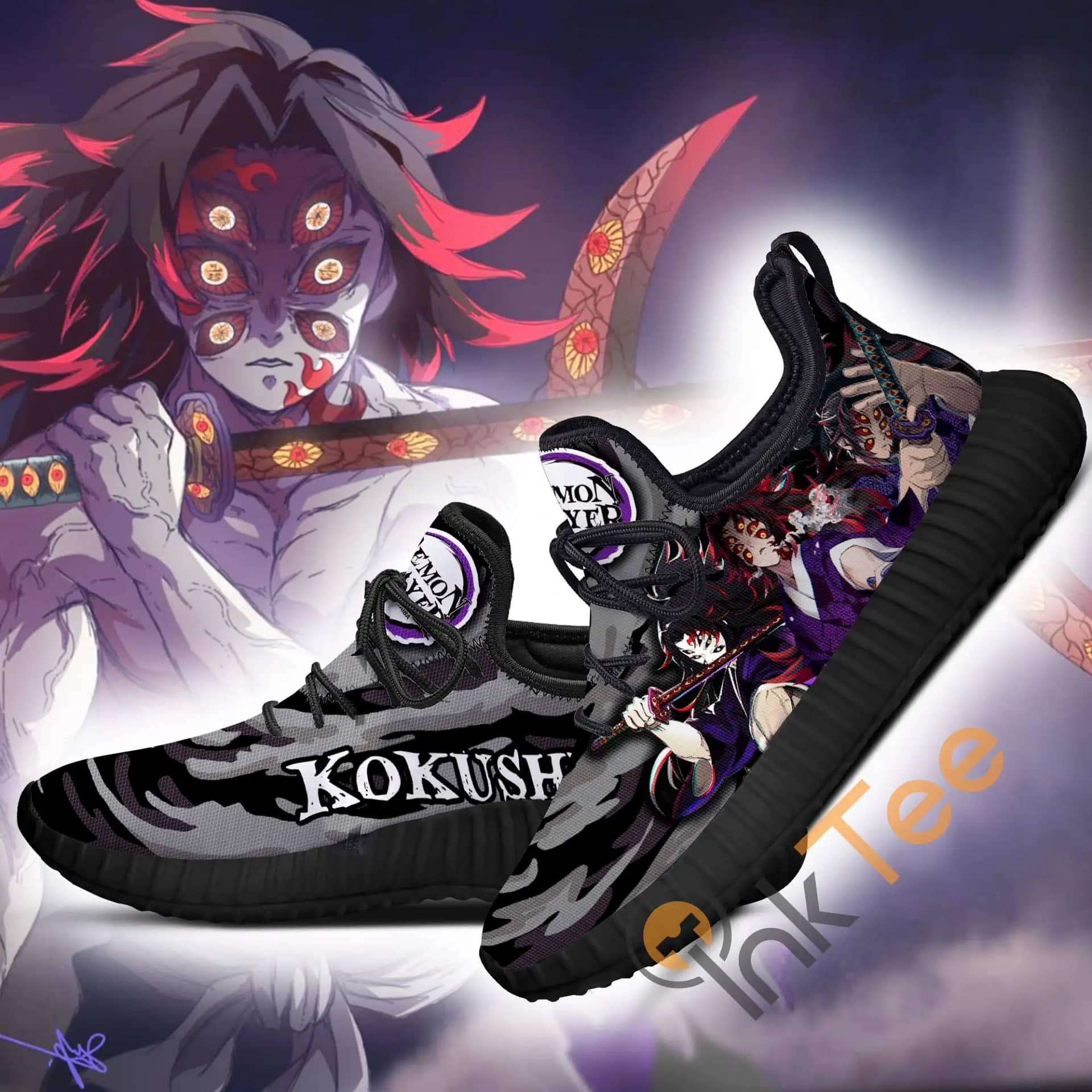Demon Slayer Kokushibou Custom Anime Amazon Reze Shoes