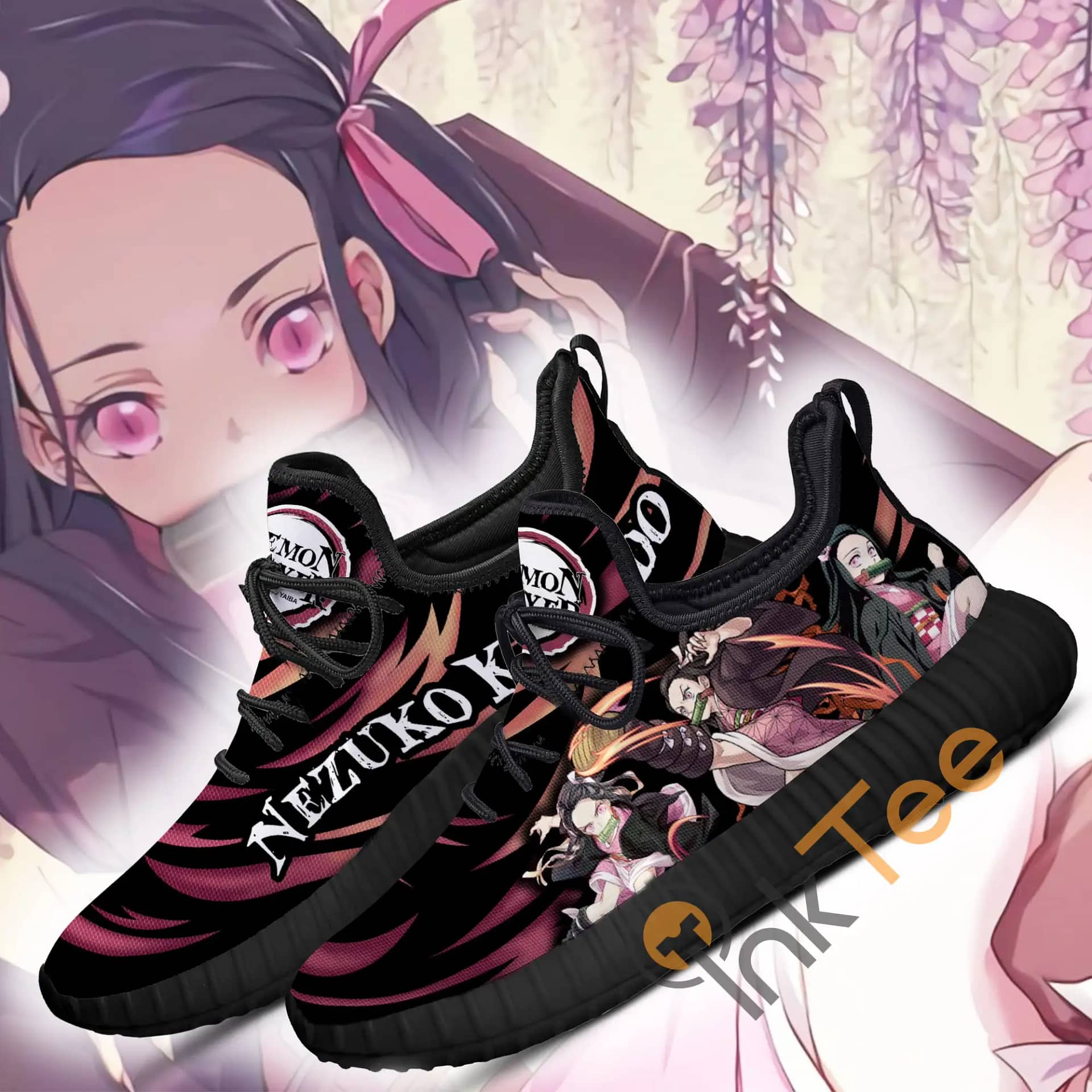 Demon Slayer Nezuko Kamado Custom Anime Amazon Reze Shoes