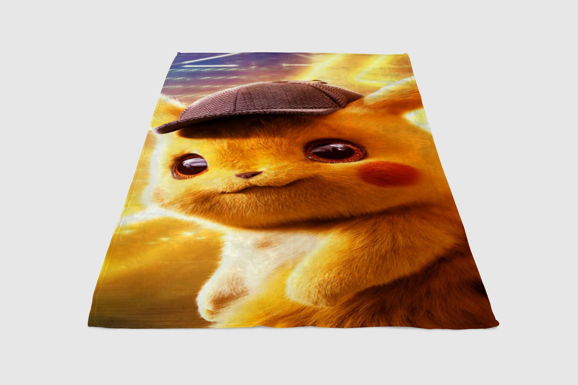 Detective Pikachu Fleece Blanket