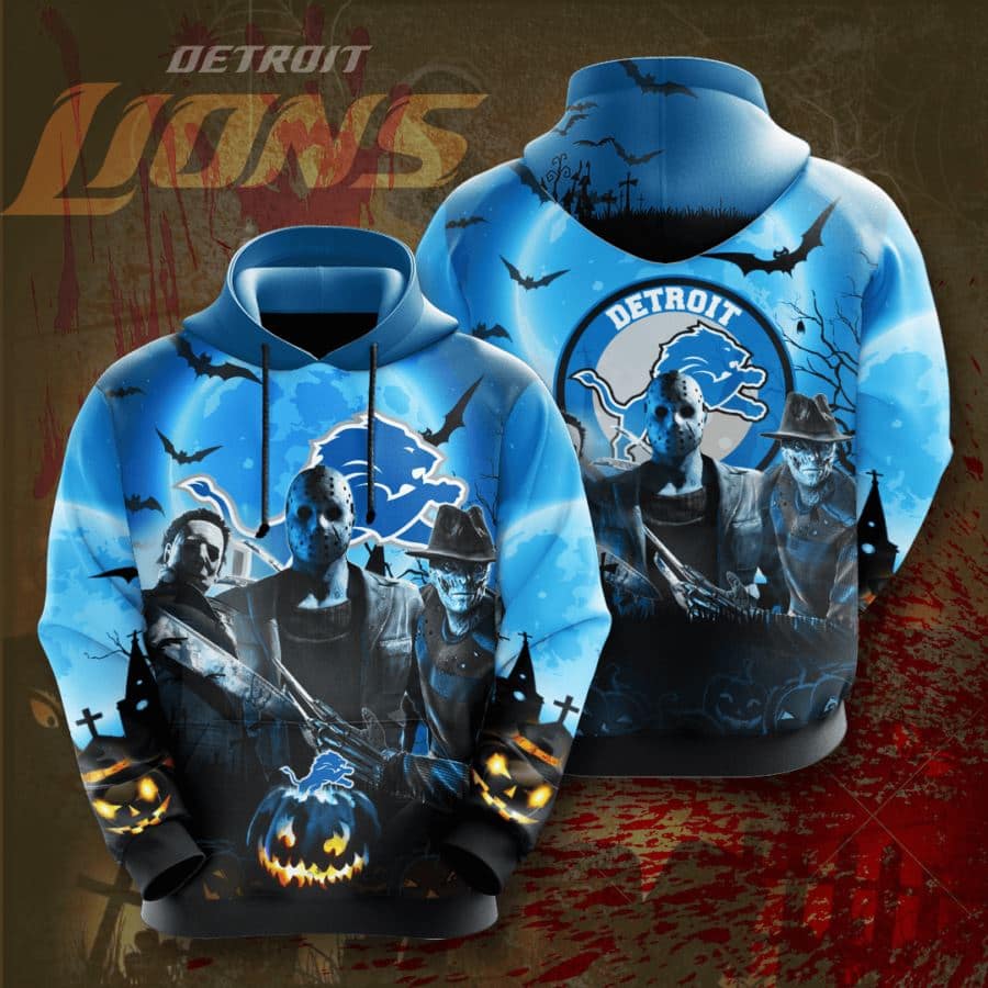 Detroit Lions No592 Custom Hoodie 3D