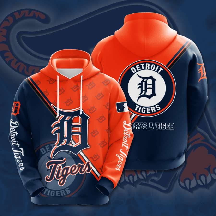 Detroit Tigers No608 Custom Hoodie 3D