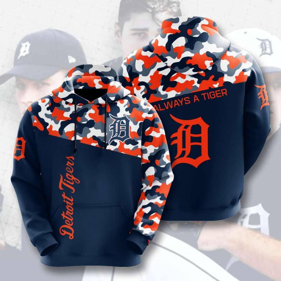 Detroit Tigers No611 Custom Hoodie 3D