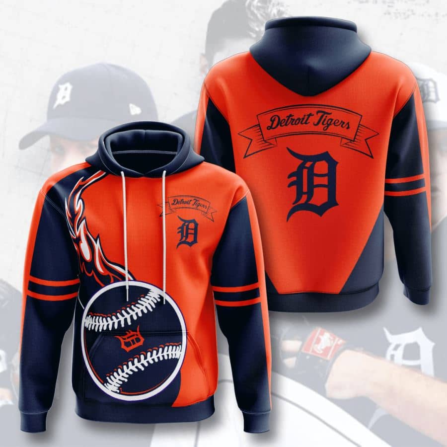 Detroit Tigers No613 Custom Hoodie 3D