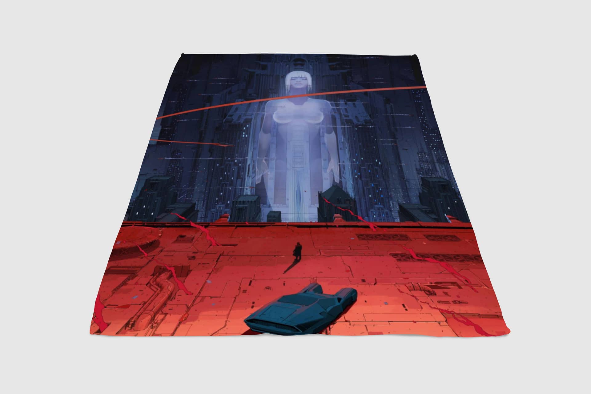 Diffrent Blade Runner Animation Fleece Blanket