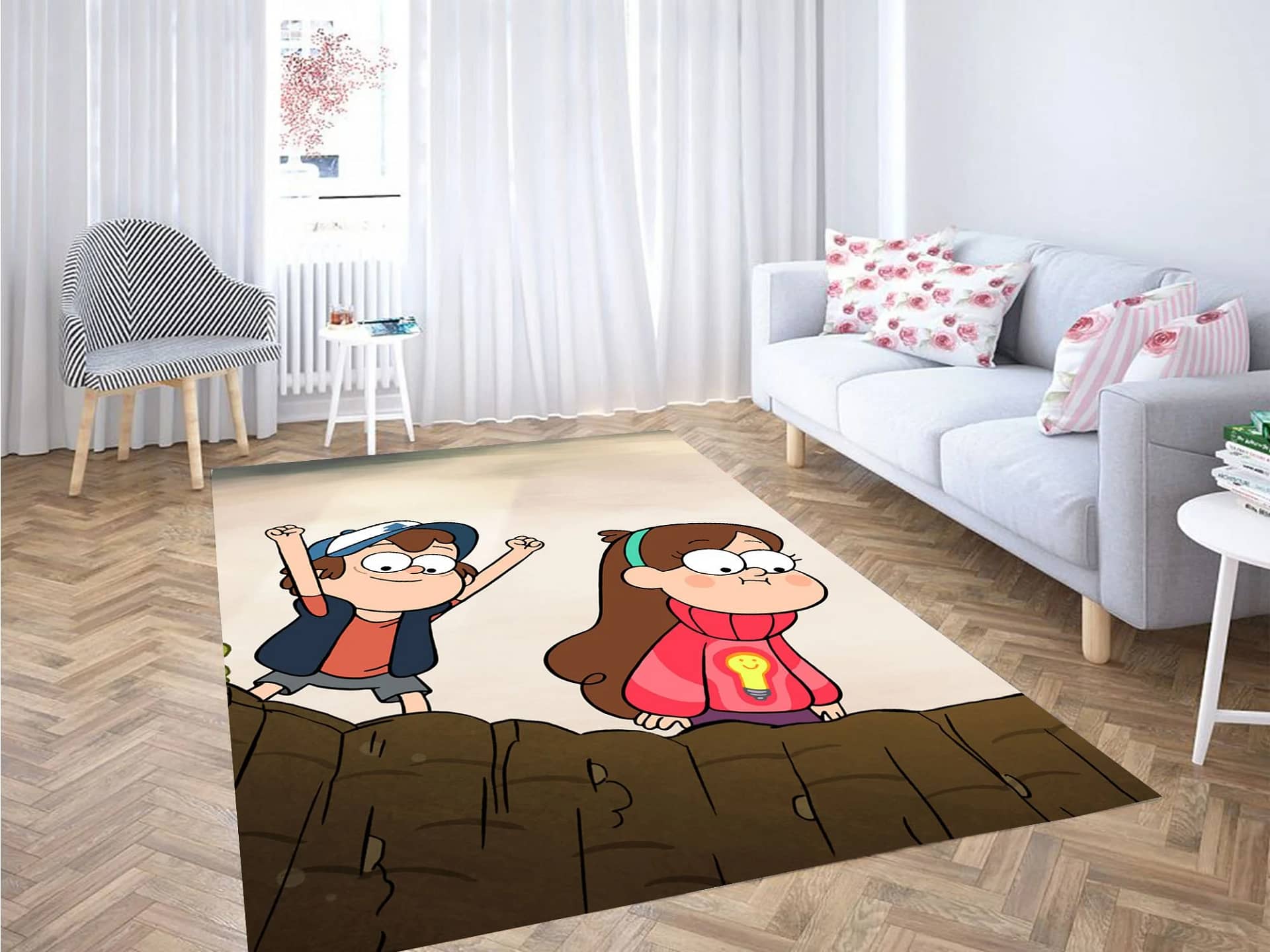 Dipper And Mabel Carpet Rug