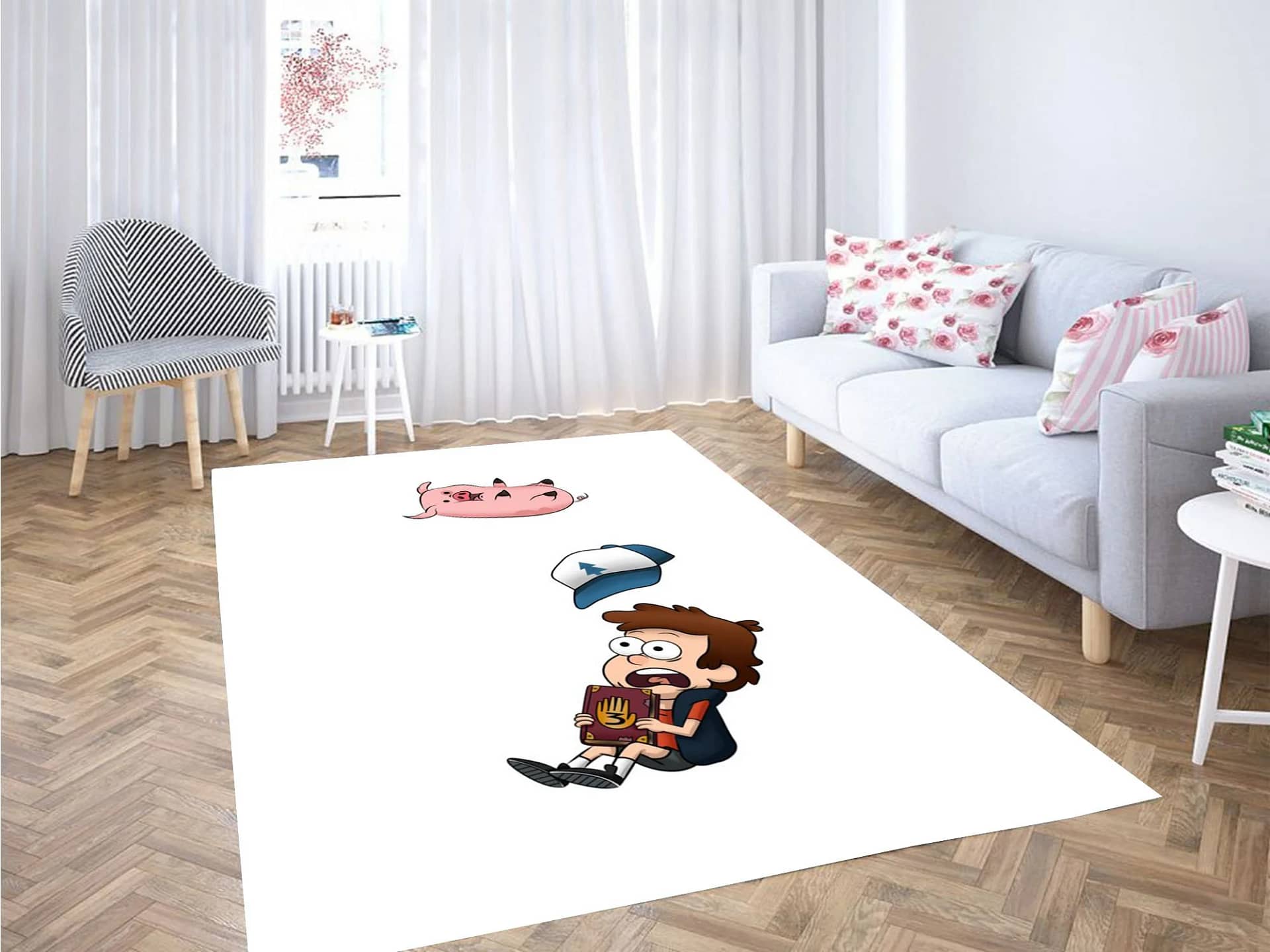 Dipper Gravity Falls Carpet Rug