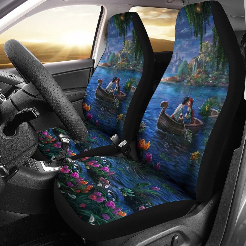 Disney Art Cartoon Beauty And The Beast Car Seat Covers