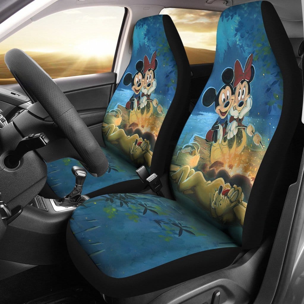Disney Camping Mickey Family Car Seat Covers