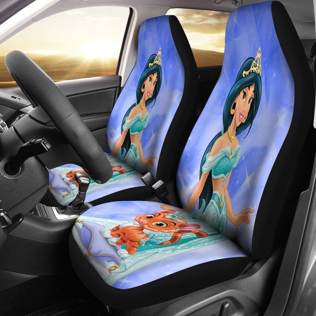 Disney Jasmine Cute Cartoon Car Seat Covers