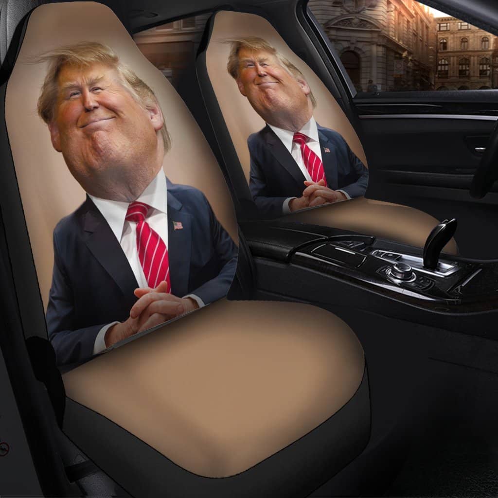 Donald Trump A Caricature Study  Fun Cute Car Decor Accessories Car Seat Covers