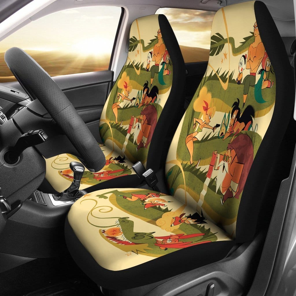 Dragon Ball Funny Moment Car Seat Covers