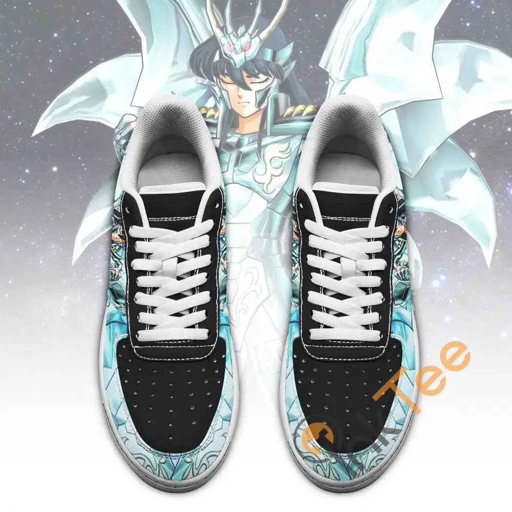 Dragon Shiryu Uniform Saint Seiya Anime Amazon Nike Air Force Shoes