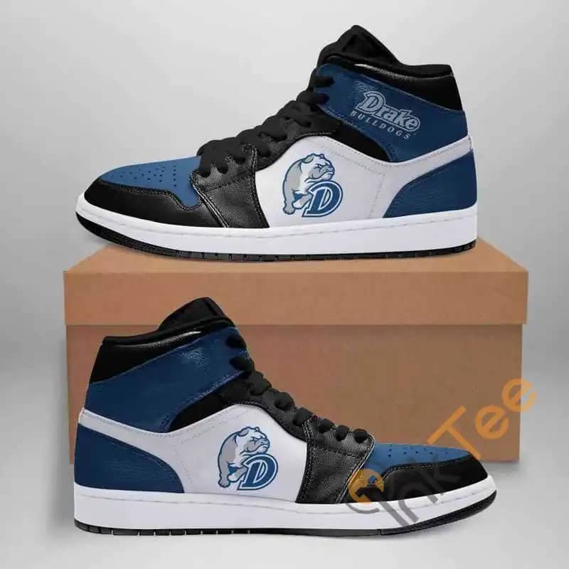 Drake Bulldogs Ncaa Custom It774 Air Jordan Shoes