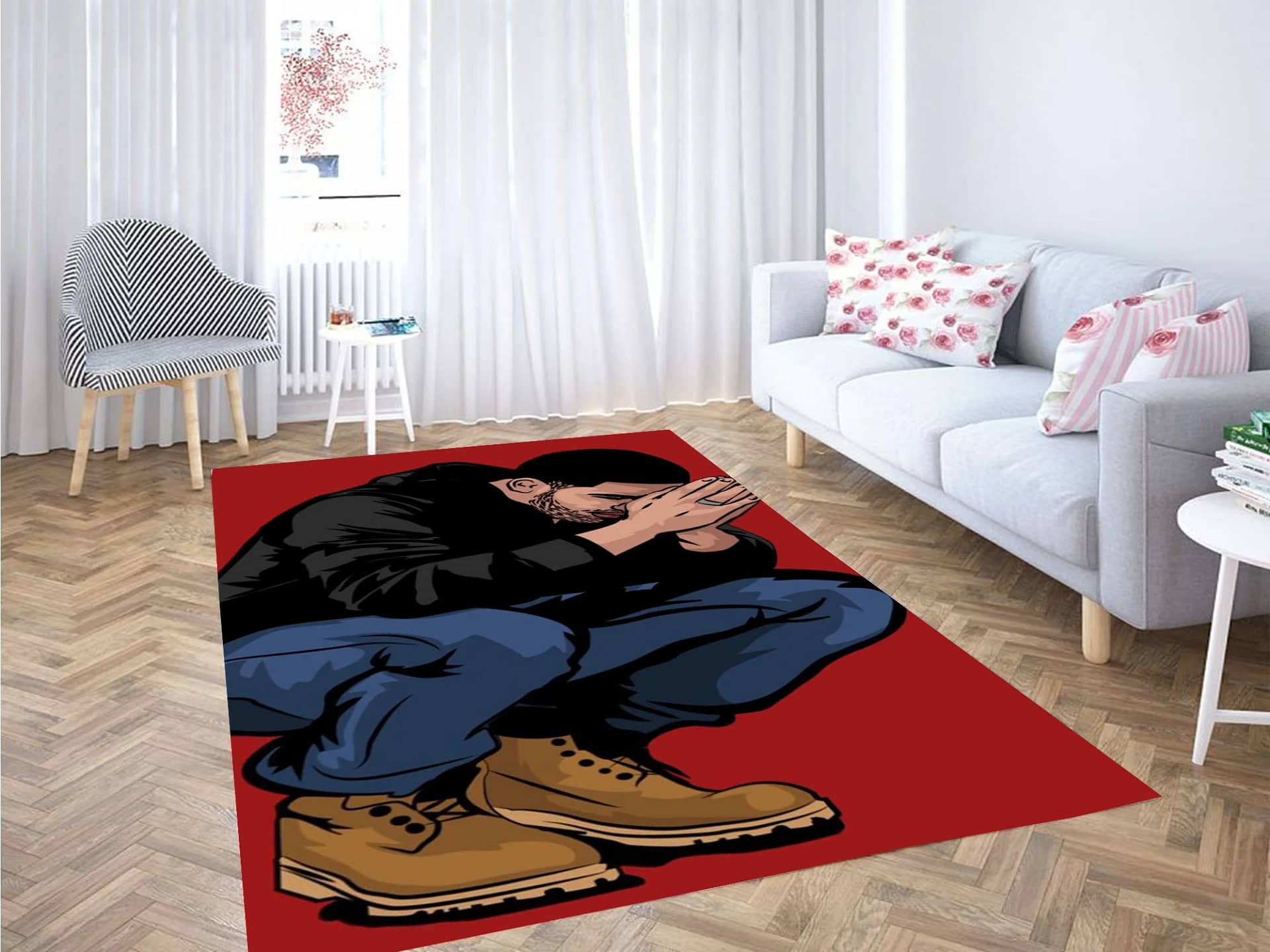 Drake Cartoon Carpet Rug