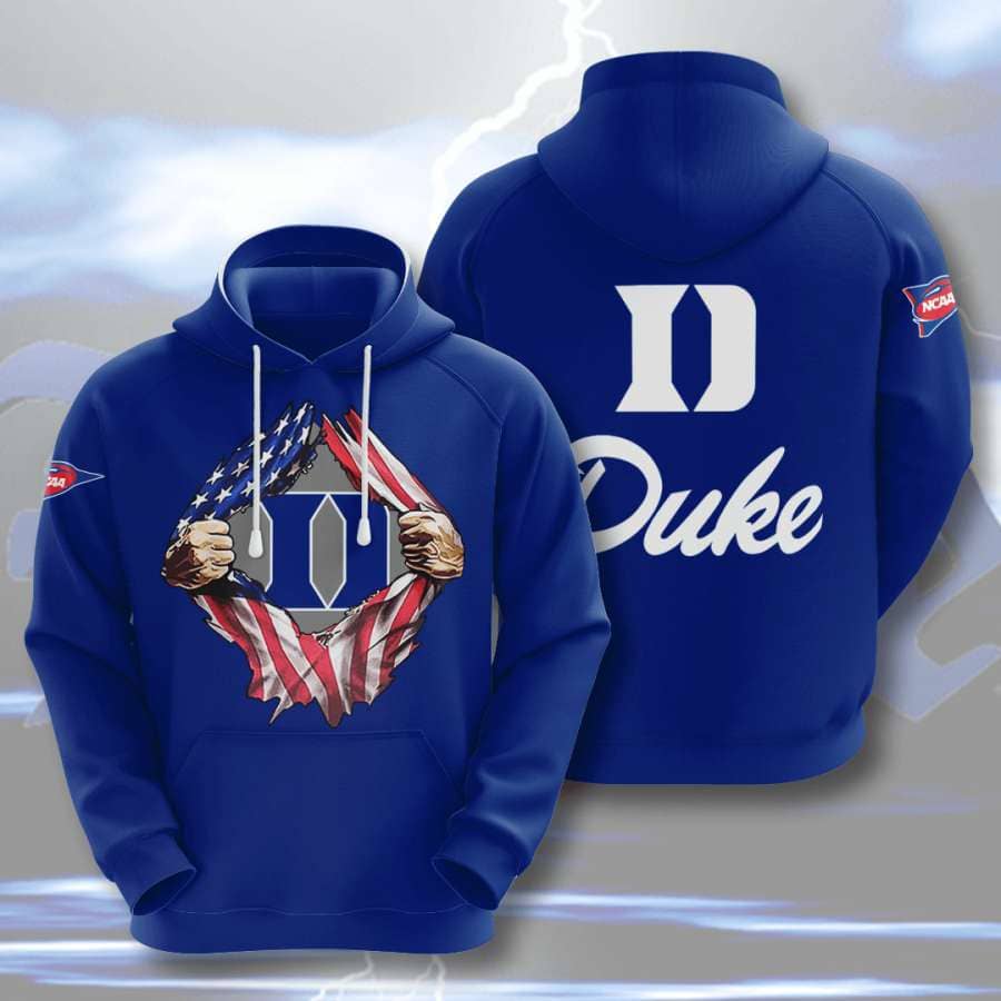 Duke Blue Devils No626 Custom Hoodie 3D