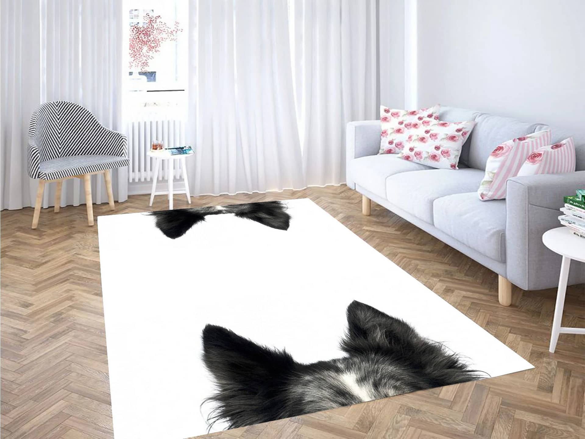 Ear Dog Carpet Rug
