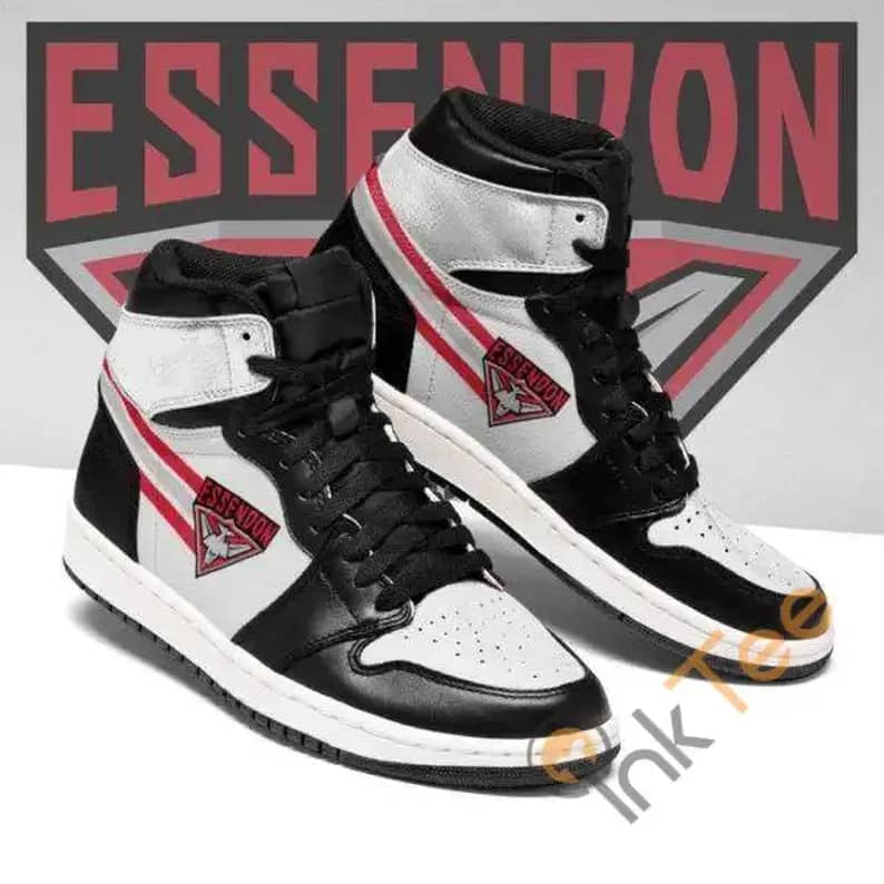 Essendon Bombers Afl Sport Custom Sneakers It814 Air Jordan Shoes