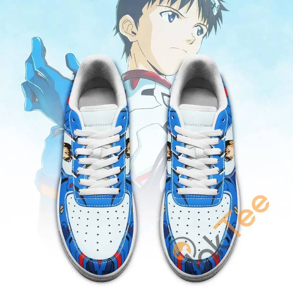 Evangelion Shinji Ikari Neon Genesis Evangelion Amazon Nike Air Force Shoes