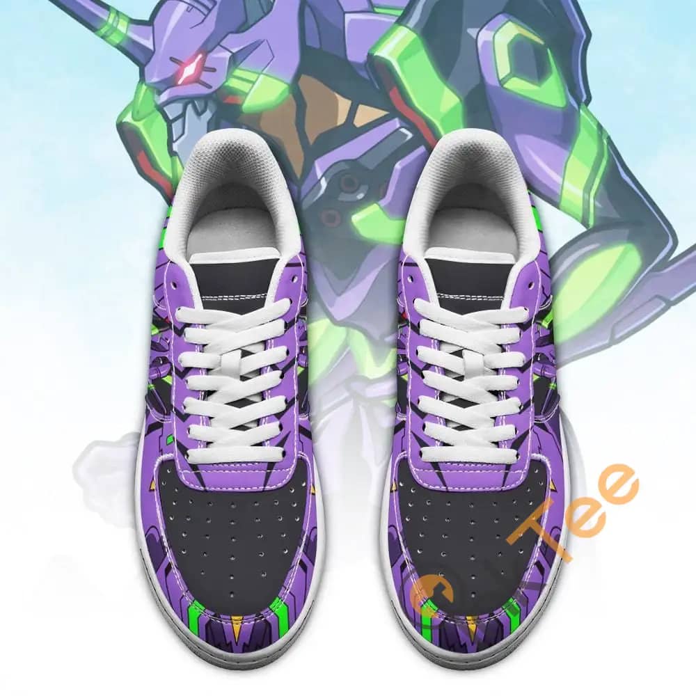 Evangelion Unit-01 Neon Genesis Evangelion Amazon Nike Air Force Shoes