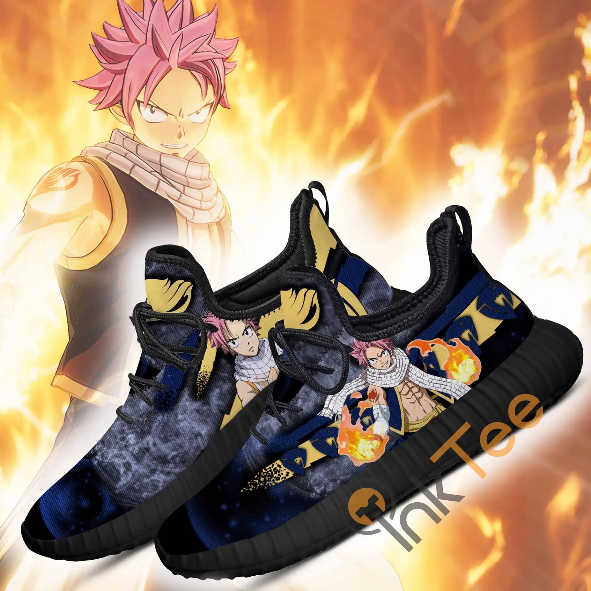 Inktee Store - Fairy Tail Natsu Fairy Tail Anime Amazon Reze Shoes Image