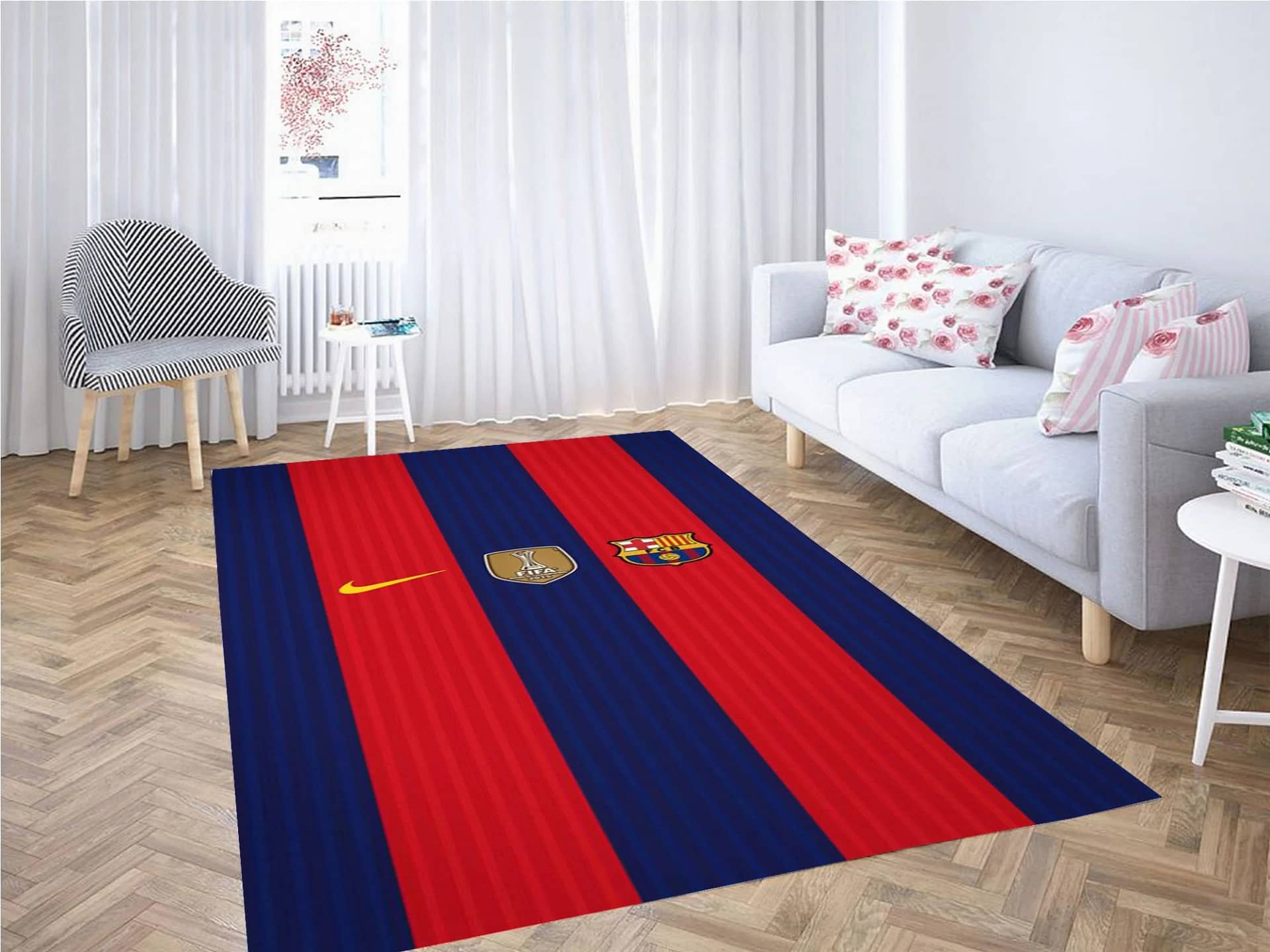 Fc Barcelona Walpaper Carpet Rug
