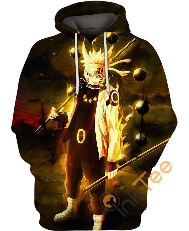 Fire Release Naruto Uzumaki Amazon Best Selling Hoodie 3D