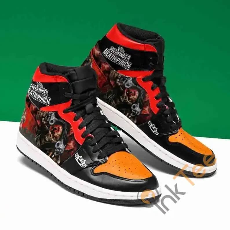 Five Finger Death Punch Custom It858 Air Jordan Shoes