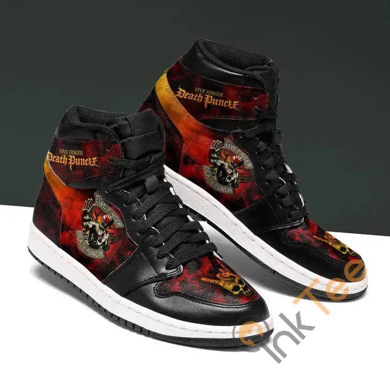 Five Finger Death Punch Rock Five Finger Custom Sneakers It860 Air Jordan Shoes