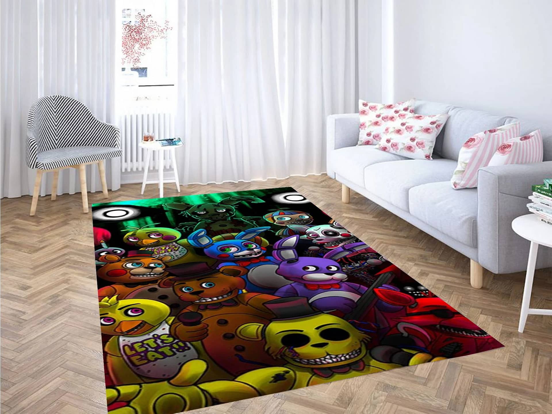 Five Nights At Freddys Show Carpet Rug