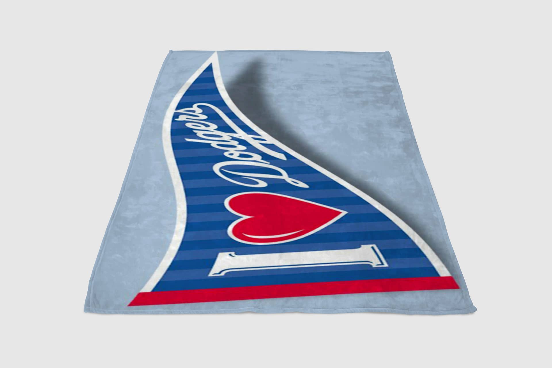 Flag Angeles Dodgers Fleece Blanket