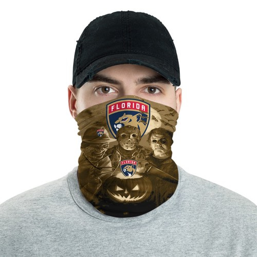 Florida Panthers Horror Team Halloween Neck Gaiter Bandana No2193 Face Mask