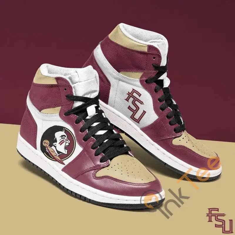 Florida State Seminoles Ncaa Florida State Seminoles Football Custom Sneakers It875 Air Jordan Shoes