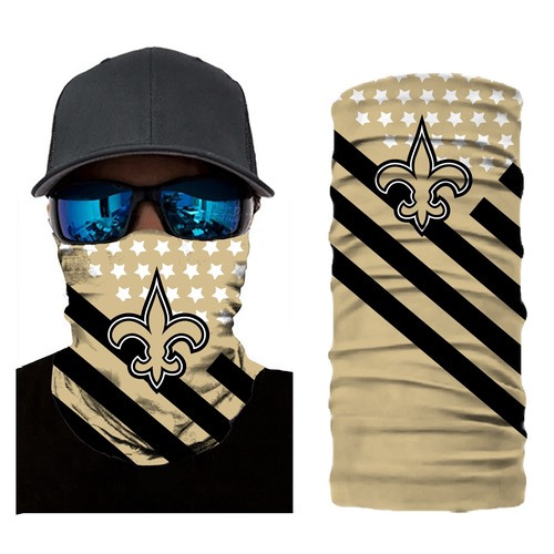Football New Orleans Saints Scarf Sports Bandana Neck Gaiter No2246 Face Mask