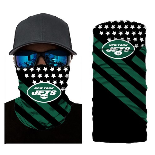 Football New York Jets Scarf Sports Bandana Neck Gaiter No2248 Face Mask