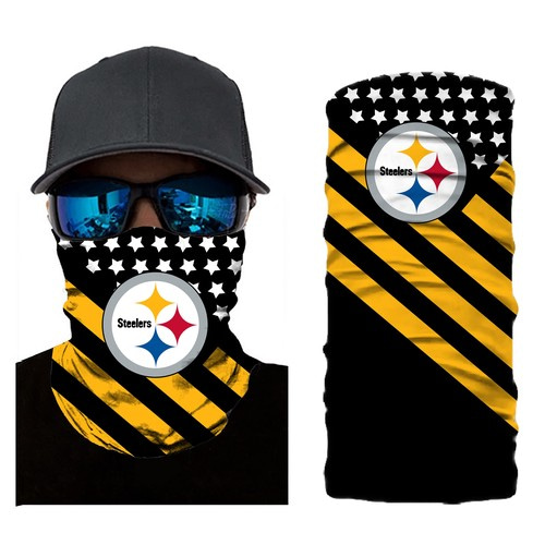 Football Pittsburgh Steelers Scarf Sports Bandana Neck Gaiter No2251 Face Mask