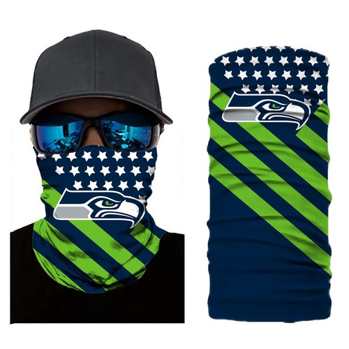 Football Seattle Seahawks Scarf Sports Bandana Neck Gaiter No2254 Face Mask