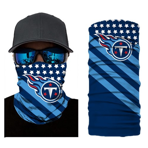 Football Tennessee Titans Scarf Sports Bandana Neck Gaiter No2256 Face Mask