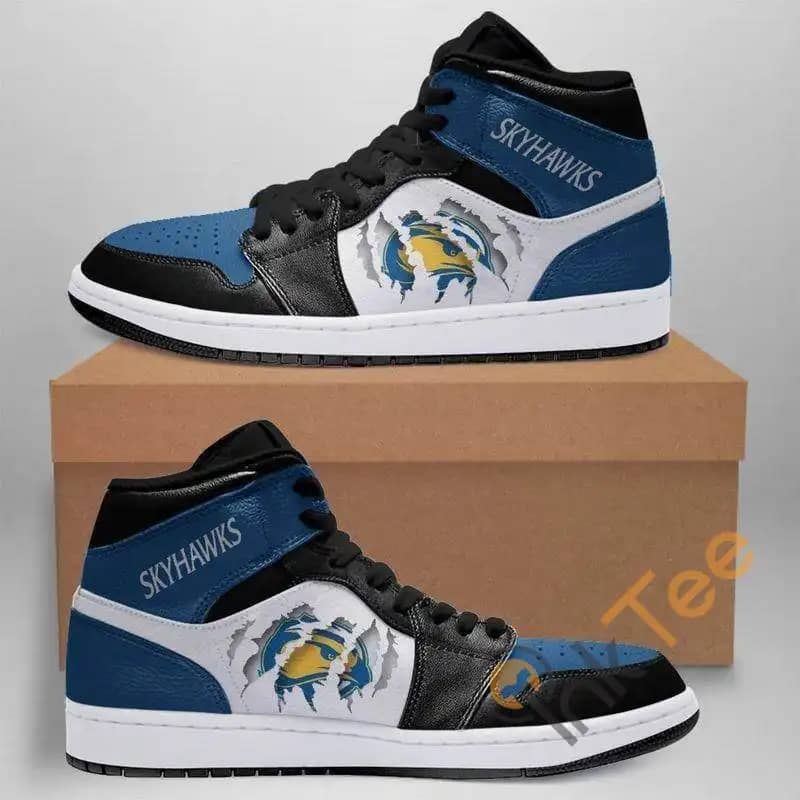 Fort Lewis College Skyhawks 2 Ncaa Custom It884 Air Jordan Shoes