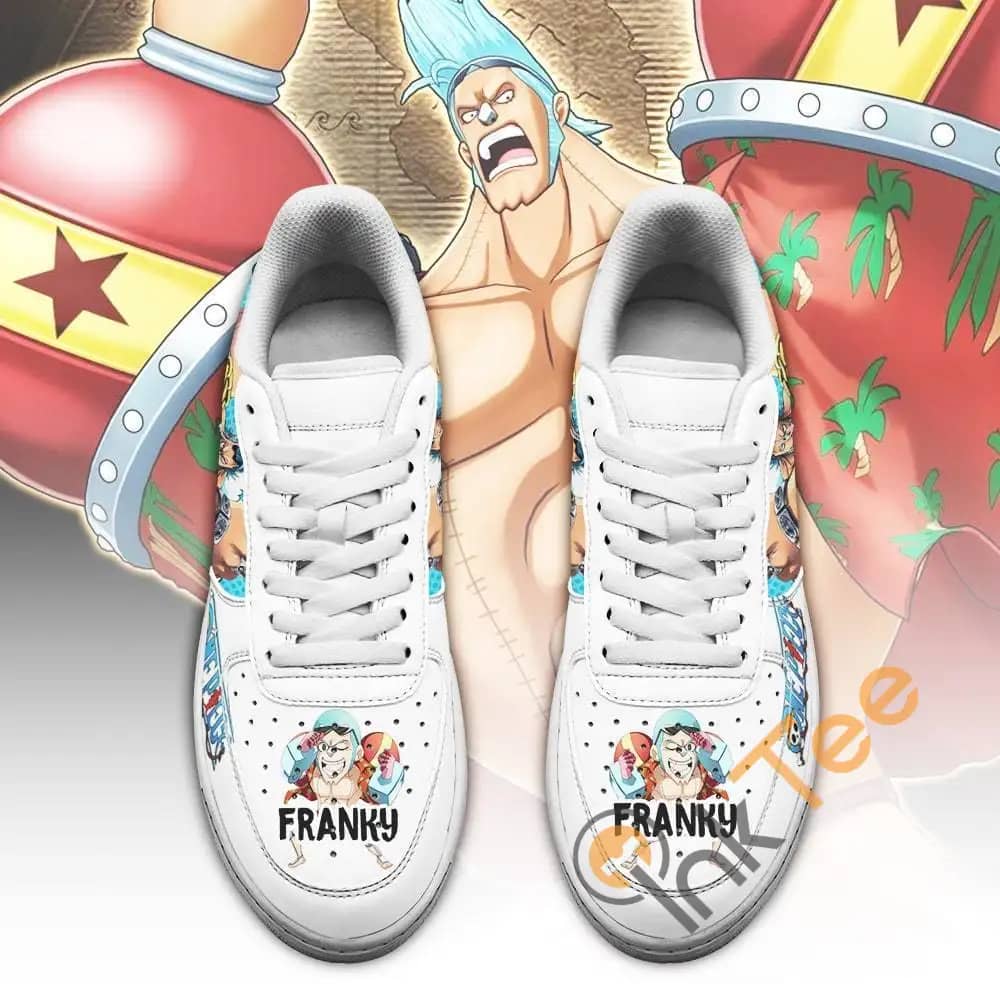 Franky Custom One Piece Anime Fan Amazon Nike Air Force Shoes