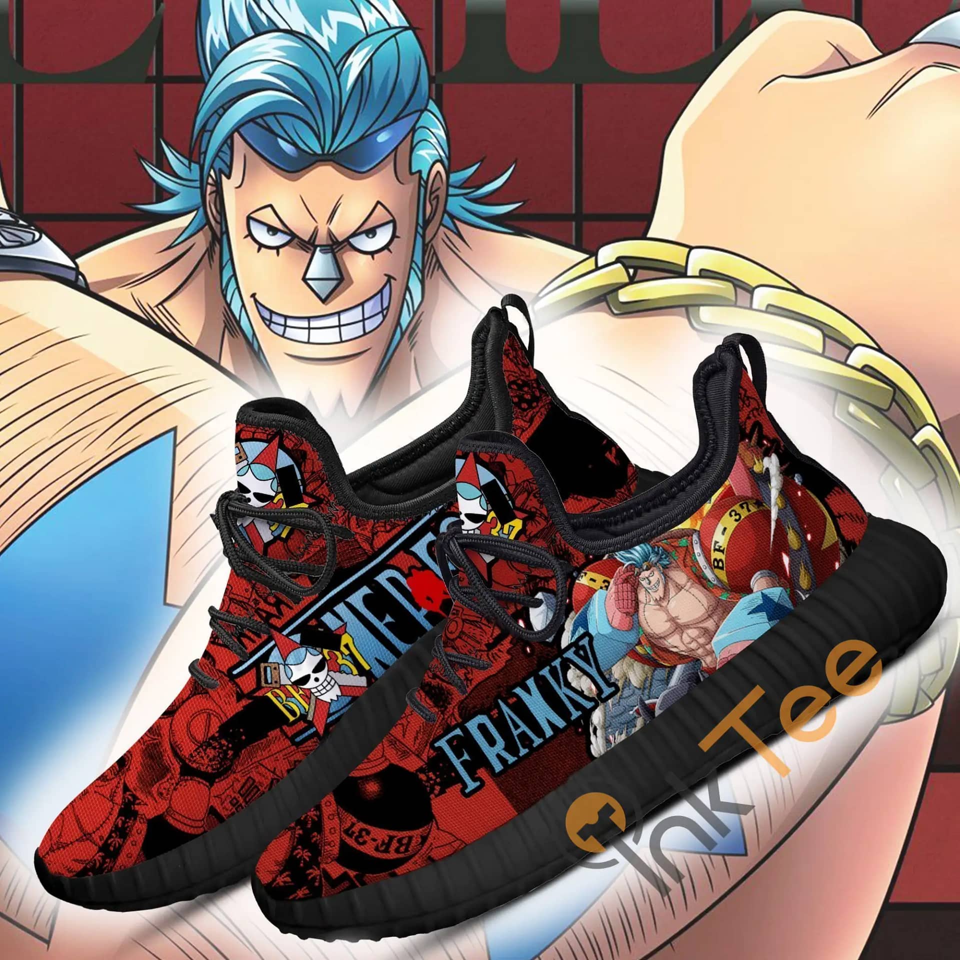 Inktee Store - Franky One Piece Anime Amazon Reze Shoes Image