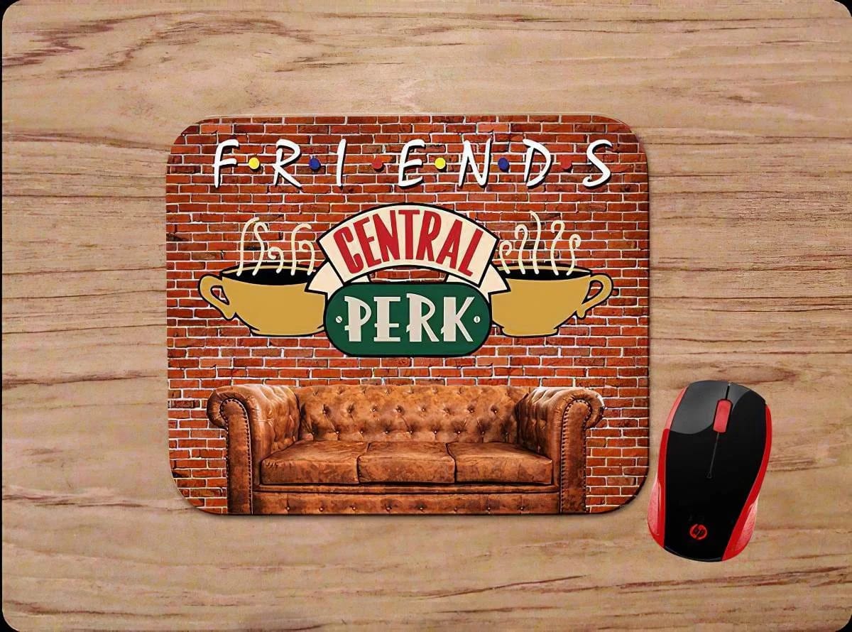 Friends Central Perk Sofa Logo Mouse Pads
