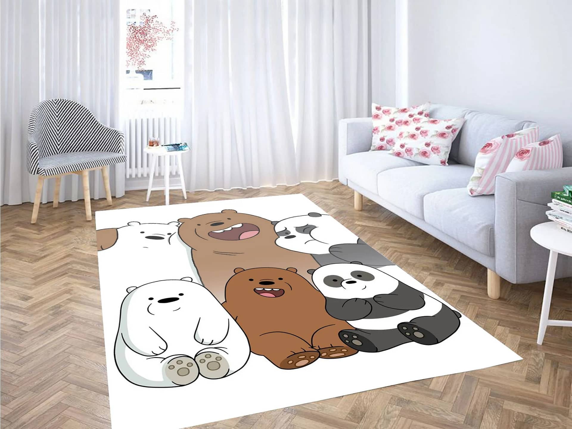 Friendship Of We Bare Bears Carpet Rug