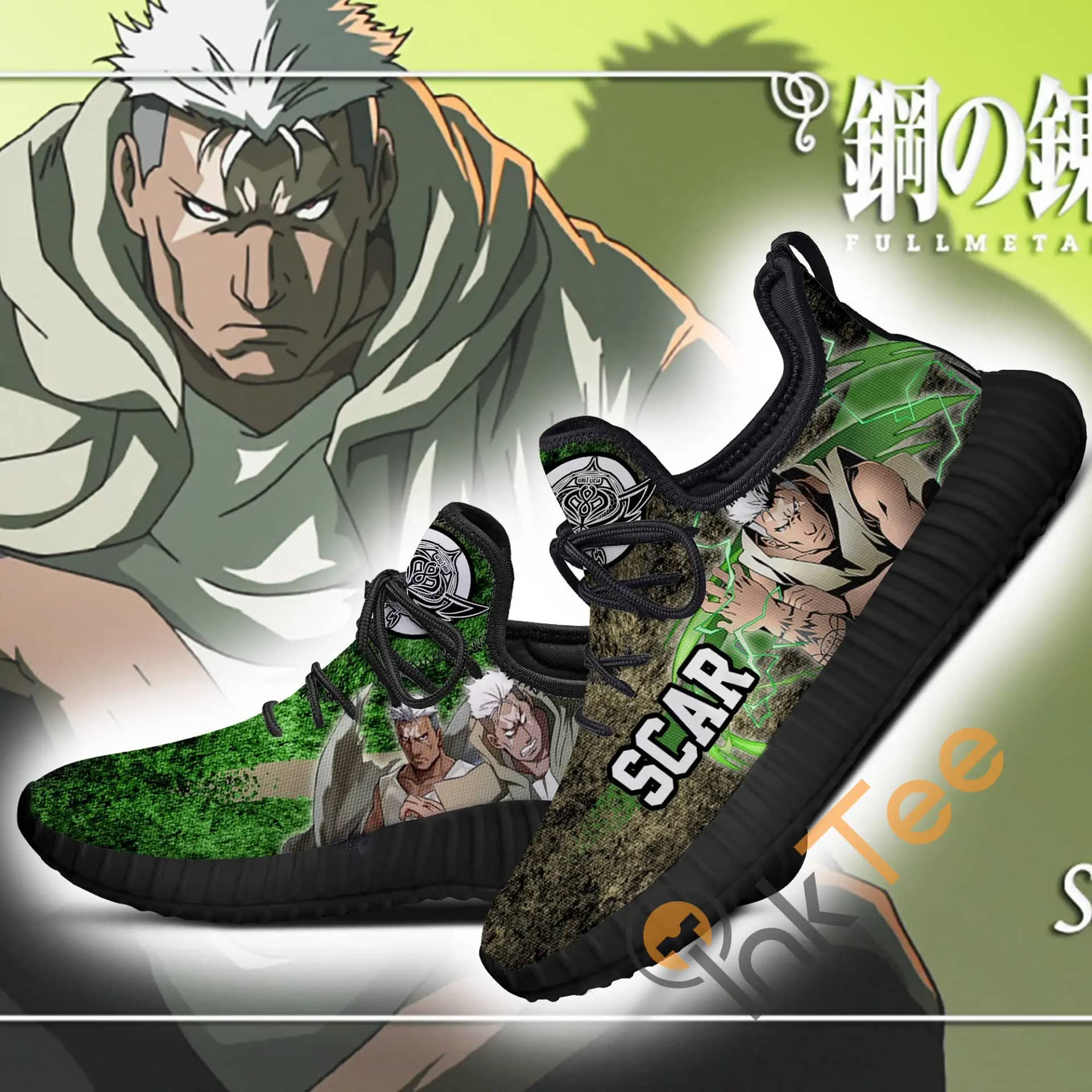 Inktee Store - Fullmetal Alchemist Scar Character Anime Amazon Reze Shoes Image