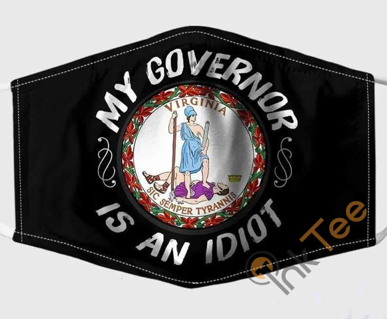 Funny My Governor Is An Idiot Handmade Anti Droplet Filter Cotton Face Mask