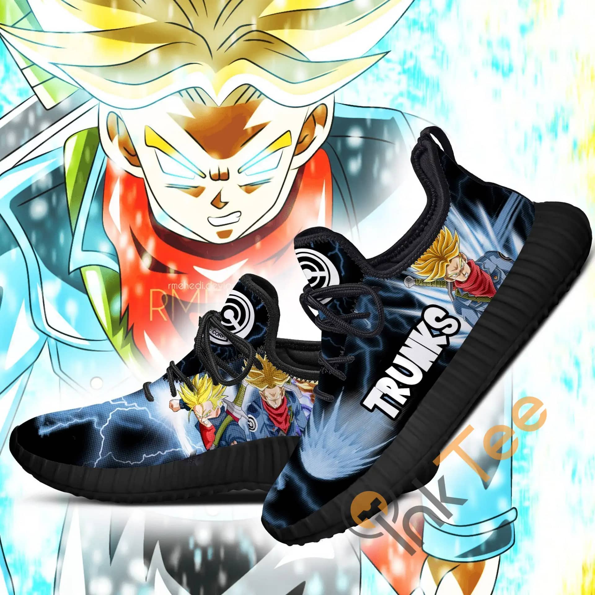 Inktee Store - Future Trunks Ssj Dragon Ball Anime Amazon Reze Shoes Image