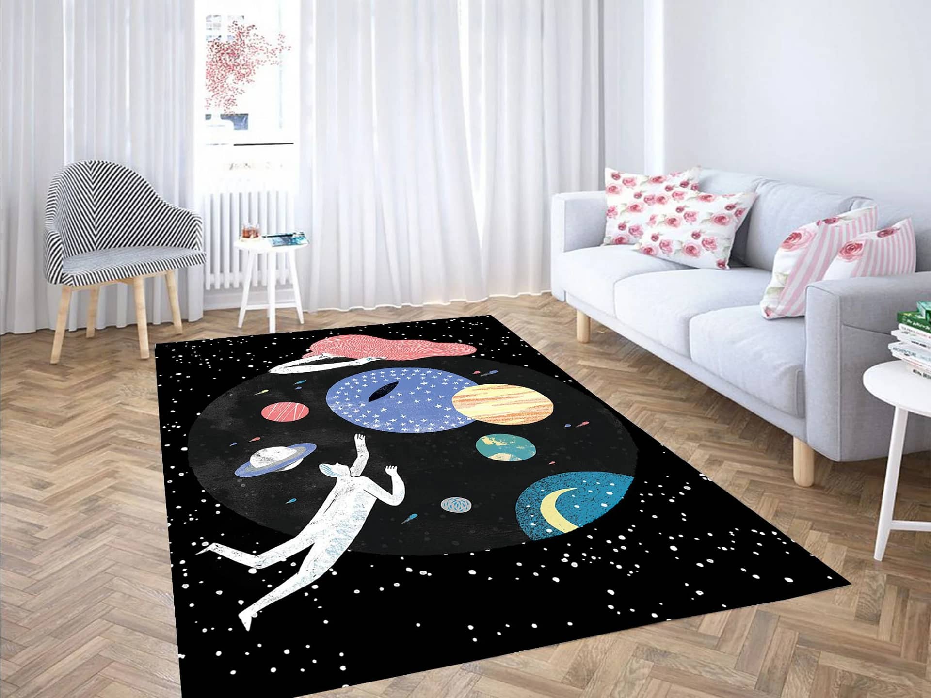 Galaxy Flat Character Carpet Rug