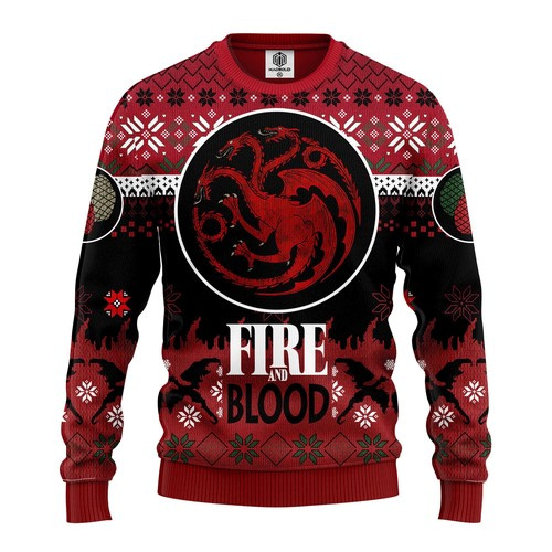 Game Of Thrones Targaryen Christmas Ugly Sweater