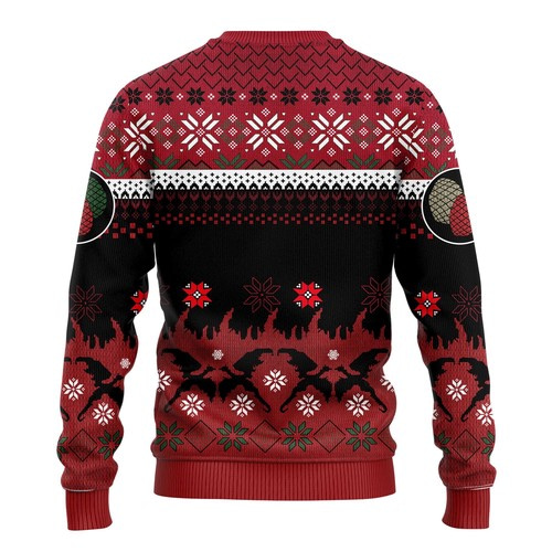 Inktee Store - Game Of Thrones Targaryen Christmas Ugly Christmas Sweater Image