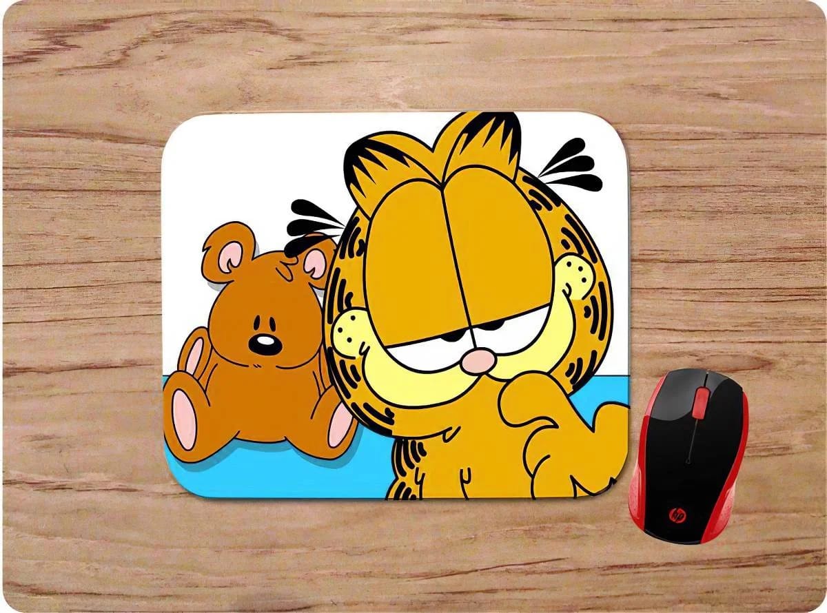 Garfield And Pookie Bear Mouse Pads